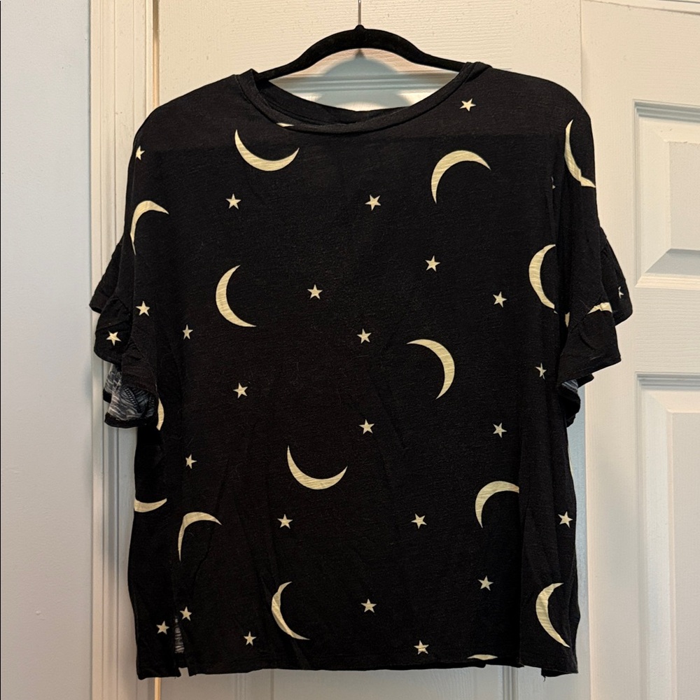 Black Moon and Stars T-Shirt